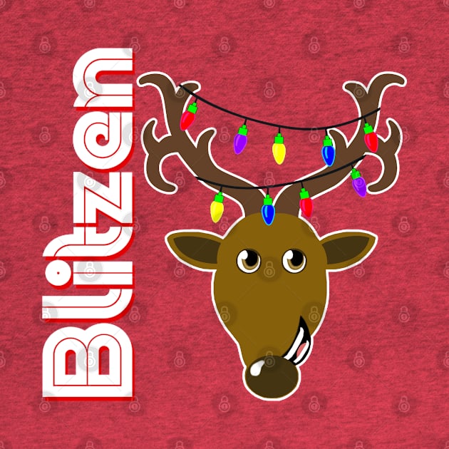 Family Christmas Photo "Blitzen" Design by TonTomDesignz